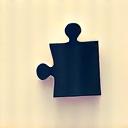 Icon: Zusammengestecktes Puzzle-Stück